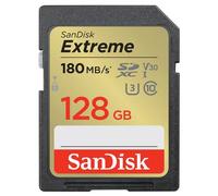 SanDisk Scheda di memoria SDXC Extreme V30 UHS-I U3, Classe 10 128 GB 180MB/s
