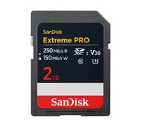 SanDisk Scheda di memoria SDXC ExtremePro 250MB/s V30 UHS-I, U3, Classe 10 2 TB