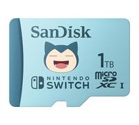 SanDisk 1 TB Pokémon Snorlax scheda microSD per Nintendo Switch, velocità di lettura fino a 100 MB/s, velocità di scrittura fino a 90 MB/s, 4K UHD, V30, U3