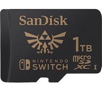 SANDISK scheda microSDXC per console Nintendo Switch 1TB, Scheda di memoria con Licenza Nintendo, Micro SD fino a 100 MB/s, Edizione Zelda, UHS-I, Class 10, U3