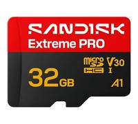 SANDISK Scheda microSDXC UHS-I Extreme PRO 32 GB, video 5K e 4K UHD, lettura 100 MB/s, scrittura 90 MB/s, A2, U3, V30, ad alta velocità, per Android, action cam e videogiochi