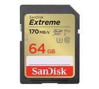 SanDisk Scheda SDXC Extreme da 64 GB RescuePRO Deluxe fino a 170 MB/s UHS I