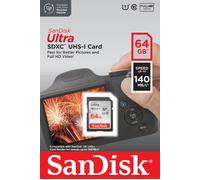 SanDisk SDXC Ultra 64GB 140mb/s C10 UHS-I