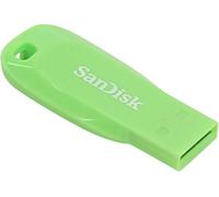 SanDisk SDCZ50C-064G-B35GE 64 GB Cruzer Blade USB 2.0 Flash Drive - Electric Green