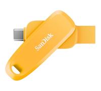 SanDisk SDDDC6-256G-G46YD - Chiavetta USB 2 in 1 per smartphone, tablet e computer, 256 GB, con connettori USB Type-C e tipo A, narciso giallo