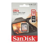 SanDisk SDSDUNR-032G-GN6IN Ultra 32 GB SDHC Memory Card up to 90MB/s, Class 10 UHS-I