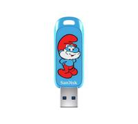 SanDisk Smurf unità flash USB 64 GB USB tipo A 3.2 Gen 1 [3.1 Gen 1] Blu (SanDisk Smurfs - Brainy Smurf Edition)