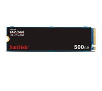 SanDisk SSD Plus 500GB, M.2 2280 PCIe Gen3 NVMe SSD, con velocità di lettura fino a 3200 MB/s