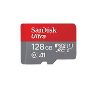 SanDisk Ultra 128GB microSDXC Memory Card + SD Adapter with A1 App Performance Up to 120MB/s, Class 10, UHS-I