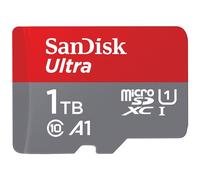 SanDisk Ultra 1TB scheda microSDXC (per smartphones e Tablet Android, fino a 150 MB/s, Full HD Video, con prestazioni app A1, UHS-I, Class 10, U1)