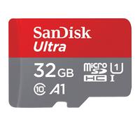 SanDisk Ultra 32 GB microSDHC Memory Card SD Adapter with A1 App Performance Up