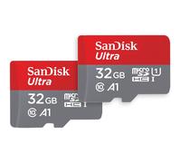 SanDisk Ultra 32 GB microSDHC Memory Card SD Adapter with A1 App Performance Up