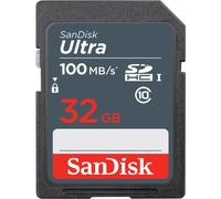 SanDisk Ultra 32GB SDHC Memory Card up to 100MB/s Class 10 Black/Grey