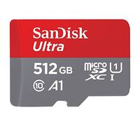 SanDisk Ultra 512 GB microSDXC UHS-I scheda per Chromebook con adattatore SD e velocità di trasferimento fino a 150 MB/s