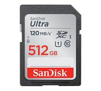 SanDisk Ultra 512GB SDXC Scheda, fino a 120 MB/s, Class 10, UHS-I, V10