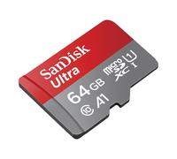 SanDisk Ultra 64 GB MicroSDXC Classe 10 UHS-I Class 1 (U1) A SDSQUAB-064G-GN6FA