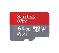 SanDisk Ultra 64 GB microSDXC Memory Card + SD Adapter with A1 App Performance U