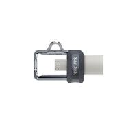 Ultra Dual DualSisk Dual M30 USB 30 Memoria e Micro USB 64 GB - Reading fino a 150 MB/S - Colore trasparente/nero Pendrive
