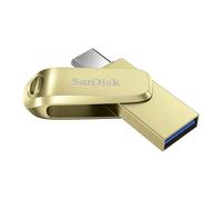 SanDisk Ultra Dual Drive Luxe 256GB USB Type C Pen Drive Gold 256GB