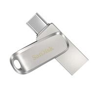 SanDisk Ultra Dual Drive Luxe 2TB Unità Flash (con connettori USB reversibili di Tipo C e Tipo A, per memoria Telefono, Tablet, Mac e Computer, Fino a 400 MB/s, Pendrive USB Type-C, Metallo) Argento