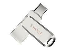 SanDisk Ultra Dual Drive Luxe 2TB Unità Flash (con connettori USB reversibili di Tipo C e Tipo A, per memoria Telefono, Tablet, Mac e Computer, Fino a 400 MB/s, Pendrive USB Type-C, Metallo) Argento