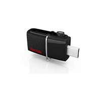 Sandisk Ultra Dual USB Drive 3.0 16GB, Velocità di lettura fino a 130 MB/s, Nero