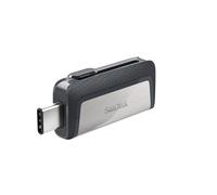 Sandisk Ultra Dual USB Drive Type-C 256 GB, USB 3.1 Type C, Nero/Argento