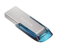 SanDisk 128GB Ultra Flair USB 3.0 Flash Drive, up to 150mb/s read speeds, Tropical Blue