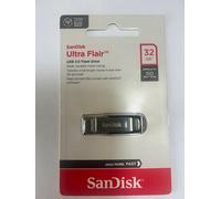 SanDisk Ultra Flair Drive USB 3.0 Argento 16/32/64GB Memory Stick UK