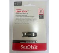 SanDisk Ultra Flair Drive USB 3.0 Argento 16/32/64GB Memory Stick UK