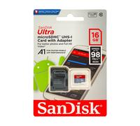 SanDisk Ultra - Flash Memoria Card - 16 GB - MICROSDHC UHS-I (SDSQUNC 016G