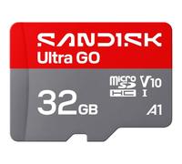 Scheda memoria SanDisk Ultra GO 32GB microSDHC UHS-I 120MB/s V10 grigio rosso