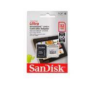 SanDisk Ultra Micro SDHC UHS-I 32 GB Memoria Card 80 MB/S, SDSQUNR-032G-GN6TA