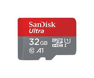 SanDisk Ultra microSDXC 32GB + SD Adapter 100MB/s Class 10 UHS-I- Tablet Packaging