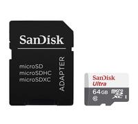 Sandisk Ultra MicroSDXC 64 GB Classe 10 UHS-I + Adattatore