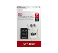 SANDISK ULTRA MICROSDXC 64GB + SD ADAPTER 100MB/S CLASS 10 UHS-I - Tablet Packaging