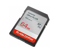 SCHEDA DI MEMORIA SANDISK Ultra PLUS SDXC, 64 GB, Video Speed Classe 10 (V10)