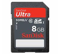 SanDisk Ultra Scheda di Memoria SDHC 8 GB, 30 MB/s, Classe 10