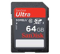 SanDisk Ultra Scheda di Memoria SDXC 64 GB, 30 MB/s, Classe 10