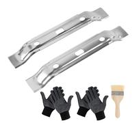 Sandiyago 2 lame per robot tosaerba compatibili con Stihl iMOW RMI 422 422P 422PC RMI422 P C, lame per robot tosaerba (con 2 guanti e 1 spazzole)
