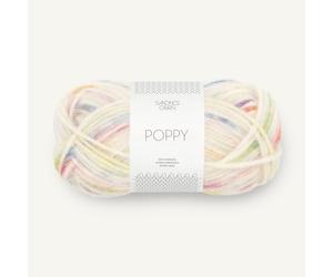 SANDNES GARN Poppy - Colore: Tutti Frutti (1010) - 50 g/ca. 110 m lana