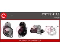 Casco Motorino d'avviamento CST15141AS 0,70 kW antiorario Adatto per Citroën 2 CV Dyane