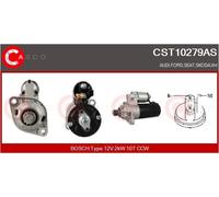 Casco Motorino d'avviamento CST10279AS 2 kW 12V antiorario per VW Golf IV Variant, Audi A3 TT