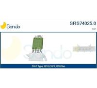 Sando SRS74025.0 Resistore Ventola Abitacolo Fiat