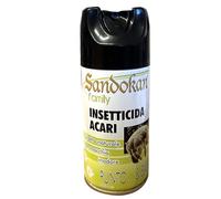 Sandokan Anti-Acaro Insetticida ad Azione abbattente Tac Spray 300ml contro acari mosche e zanzare a base di piretro naturale per Interni ed Esteni