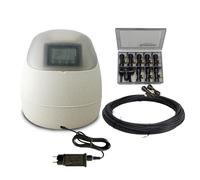 Sandokan, Automizer Elettrico, Nebulizzatore Antizanzare Giardino Da Esterno Automatico, Kit Disinfestazione Fai da Te con Serbatoio 20L Copertura 300mq Espandibile fino a 1000 mq, Made in Italy