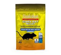 Sandokan, Ciapa Rat Pellet Veleno per Topi 140g in Bustine da 20g, Esca Topicida Secca a Base di Cereali, Ratticida Croccante Efficace Subito per Interni ed Esterni, Made in Italy