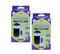 Sandokan Dispositivo di Monitoraggio Insect Killer - 2 Confezioni da 4 Piastrine Attrattive per Zanzare e Insetti - Compatibili con Lampade Insetticida Sandokan - Protezione fino a 80 Giorni