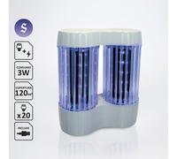 Elettroinsetticida Zanzariera Elettrica USB BI-ZAN ITALY | Lampada Antizanzare Silenziosa, Senza Odori, per Interni ed Esterni | Brucia Zanzare LED Basso Consumo - Made in Italy