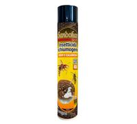 Sandokan Insetticida Schiumogeno Vespe e Calabroni 750 ml - Azione Immediata per Nidi - Pronto all'Uso, Getto Lungo, Uso Esterno